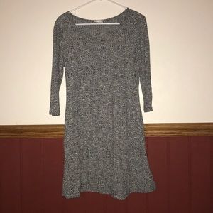 Grey long sleeve dress